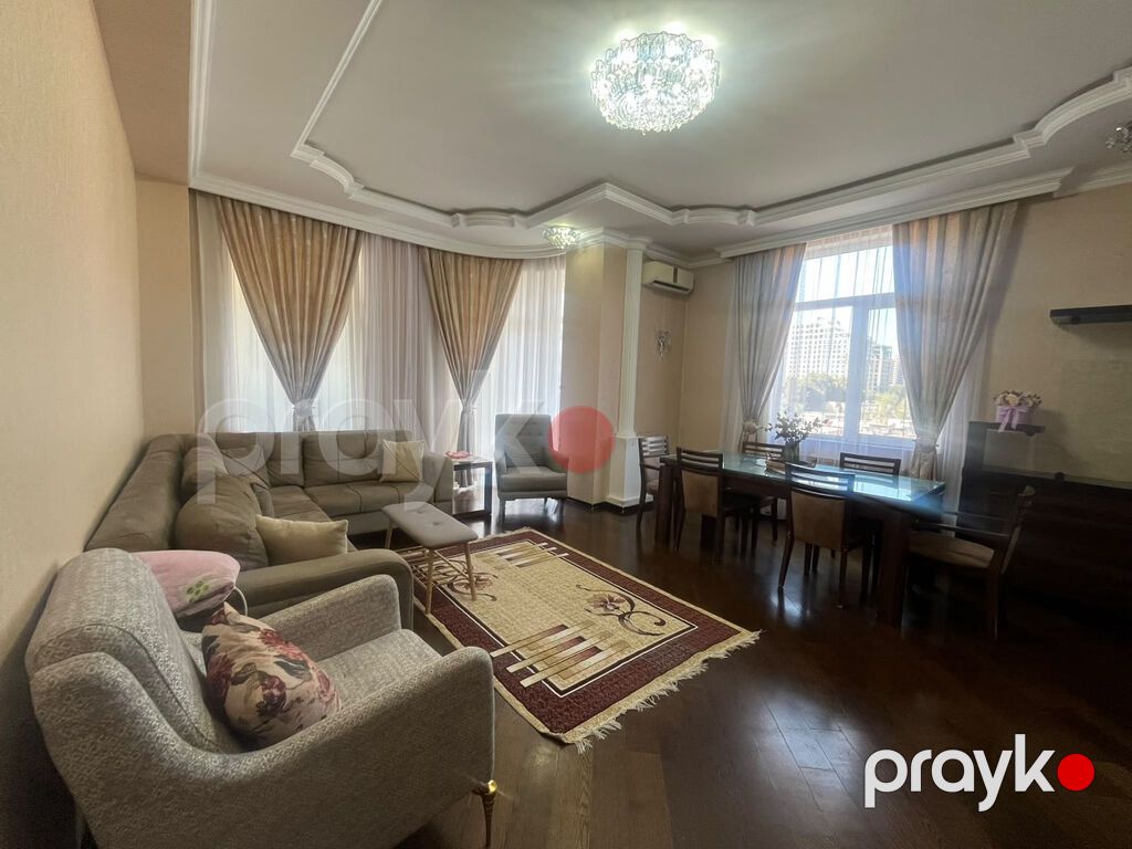 3 otaqlı, Yeni tikili, 127 kv. m — Mənzil, Bakı (5)