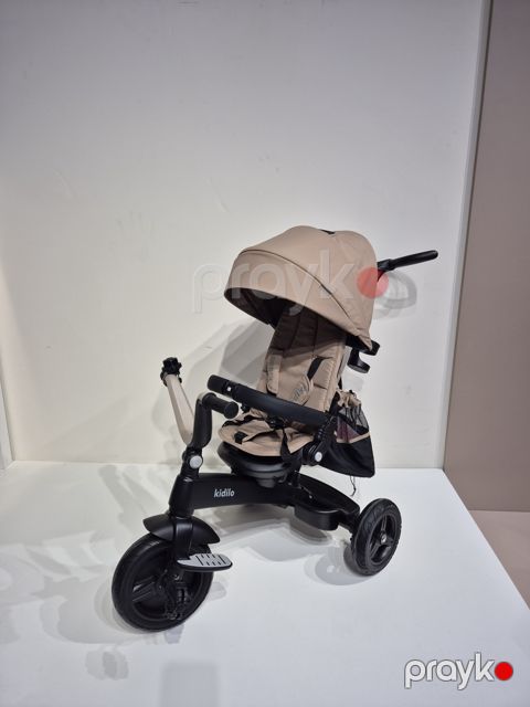 Uşaq üçün üçtəkərli velosiped Kidilo 3001, xaki — Bakı