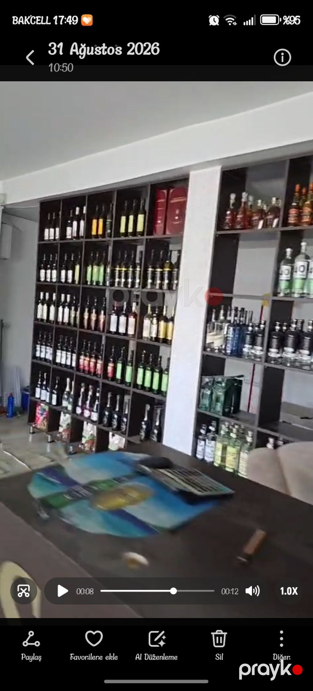 Mağaza üçün modullu vitrin rəfləri - Material: tünd rəngli — Vitrini, Cəlilabad (3)