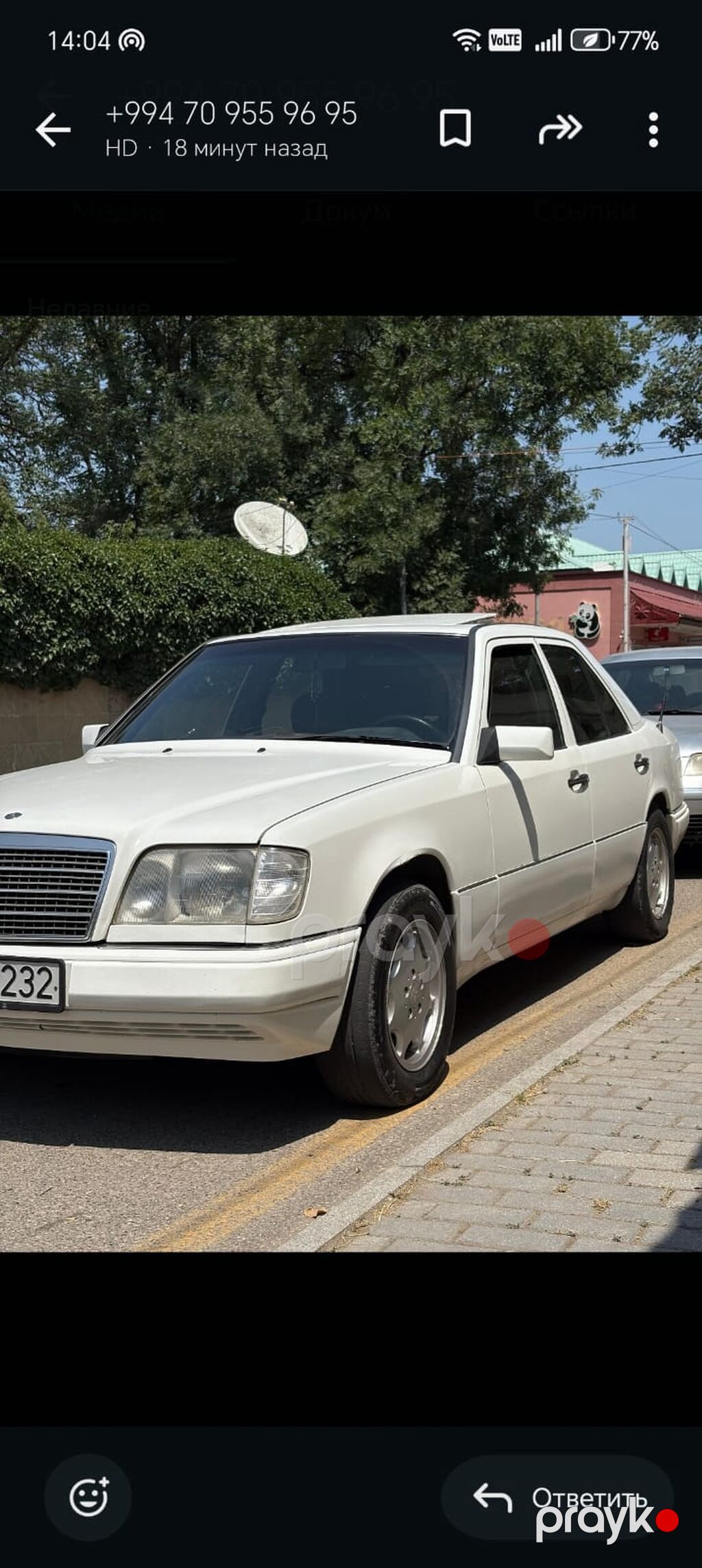 Mercedes-Benz W124: 2.2 l 1994 il Sedan — Avtomobillər, Quba (9)