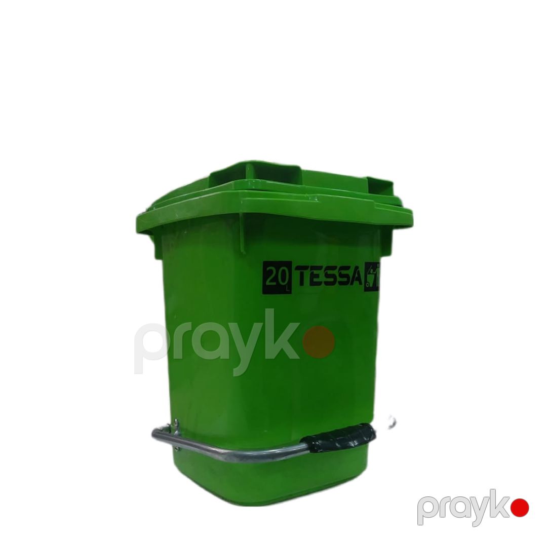 Zibil qabı Tessa, pedallı, açıq yaşıl, 20 l — Mallar, Bakı (2)