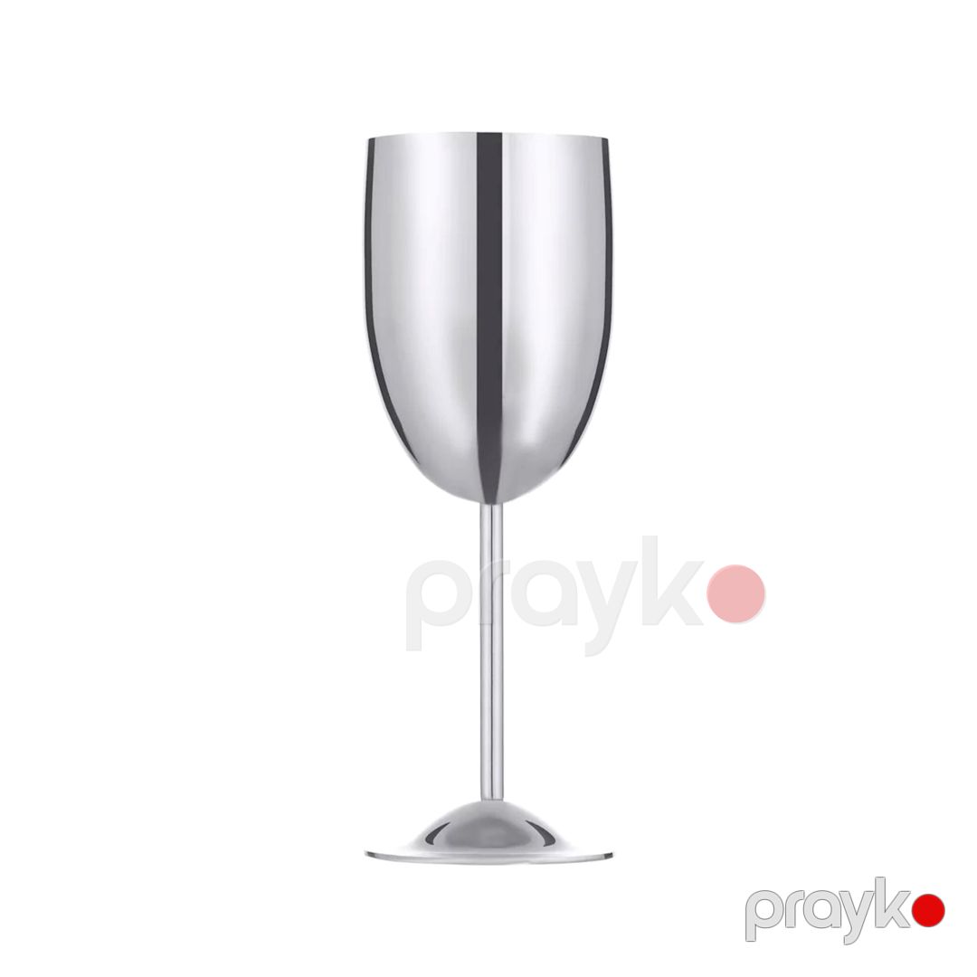 Şərab üçün qədəh Gipfel 51006, 18х6 sm, paslanmayan polad, gümüşü — Mallar, Bakı (2)