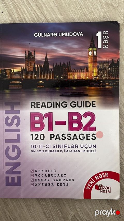 Məhsul: İngilis dili Reading Guide B1–B2 (Gülnarə Umudova), 1-ci nəşr — Bakı