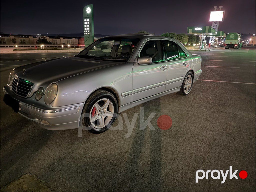 Mercedes E 240, 2.4 L, 2000 il, 369 643 km — Avtomobillər, Bakı (3)