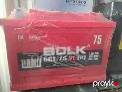 Akkumulyator Bolk 12 v 6 st 75 ah — Bakı