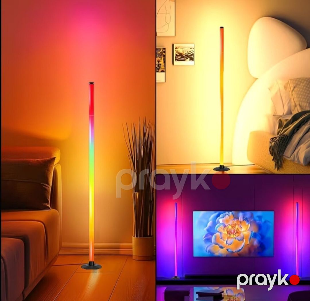 RGB LED künc döşəmə lampası — İşıqlandırma, Bakı (3)