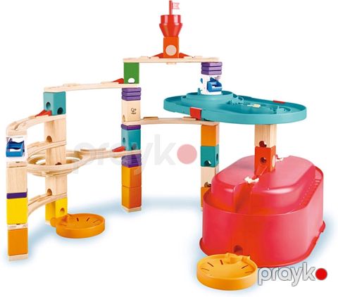 İnkişaf etdirən oyun Hape Quadrilla Stack Track Bucket Set, 4+ yaş — Bakı