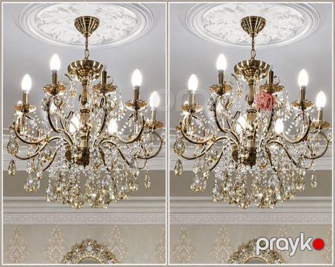 Çılçıraq, 10 və daha çox lampa — Bakı