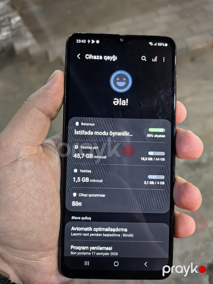 Samsung Galaxy A12 Black 64GB/4GB — Smartfonlar, Sumqayıt (2)