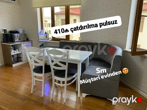 Mətbəx üçün künc dəsti - Komplet: 1 ədəd ağ rəngdə düzbucaqlı masa, 3 — Bakı