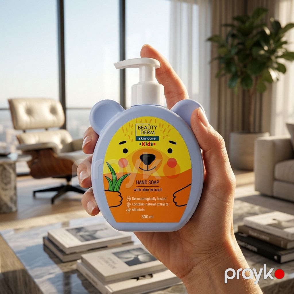 Uşaqlar üçün maye sabun Beautyderm Kids aloe ekstraktlı, 300 ml — Mallar, Bakı (2)