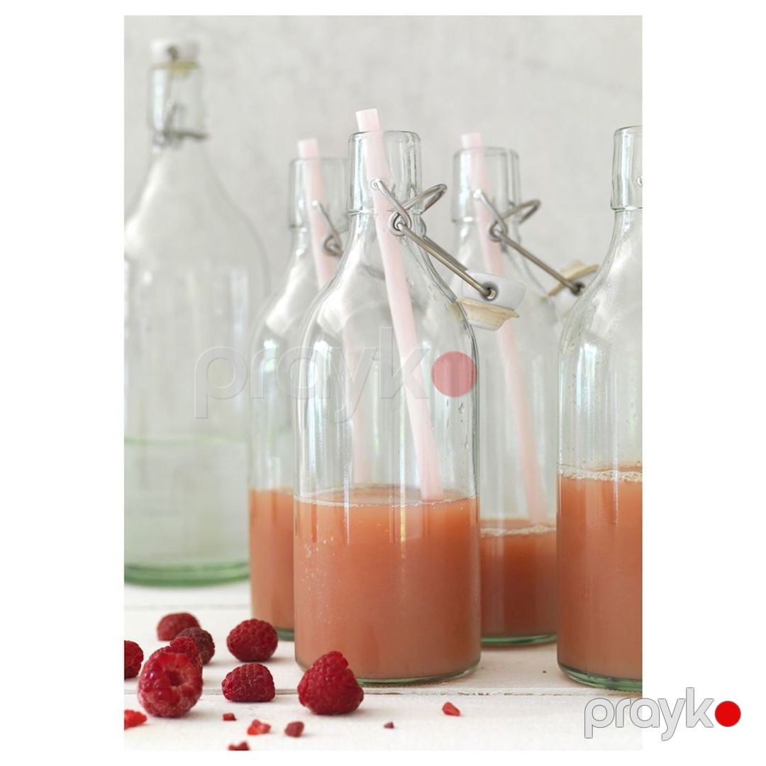 Butulka probka ilə IKEA Korken, 500 ml, şüşə, şəffaf — Mallar, Bakı (2)