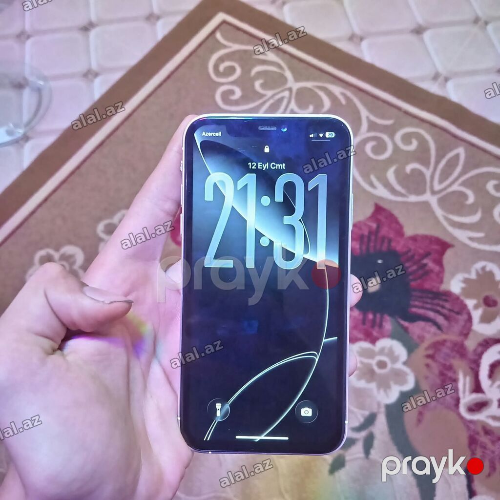 IPhone 11, 64 GB, Gümüşü, Face ID — Elektronika, Ağcabədi (4)