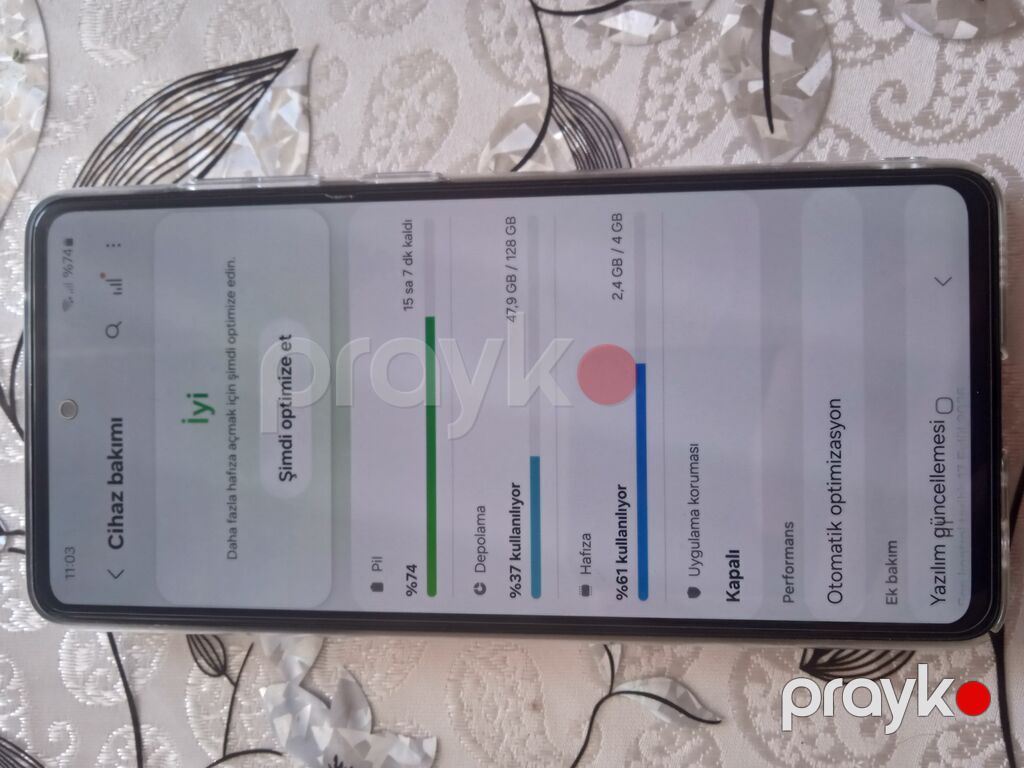 Samsung Galaxy A52s 5G, 128 GB, rəng - Mavi, Barmaq izi — Samsung, Xaçmaz (3)