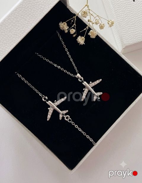 Bijuteriya dəsti boyunbağı və qolbaq 49492 — Bakı