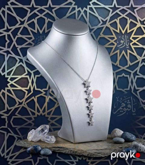 Qadın boyunbağı 2814, gümüş 925 əyar — Bakı