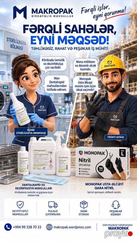 Fərqli sahələr, fərqli ehtiyaclar — eyni keyfiyyət Klinikada — Masazır