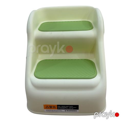 Taburet, Plastik, 2+ yaş, Ağ, Yaşıl — Bakı