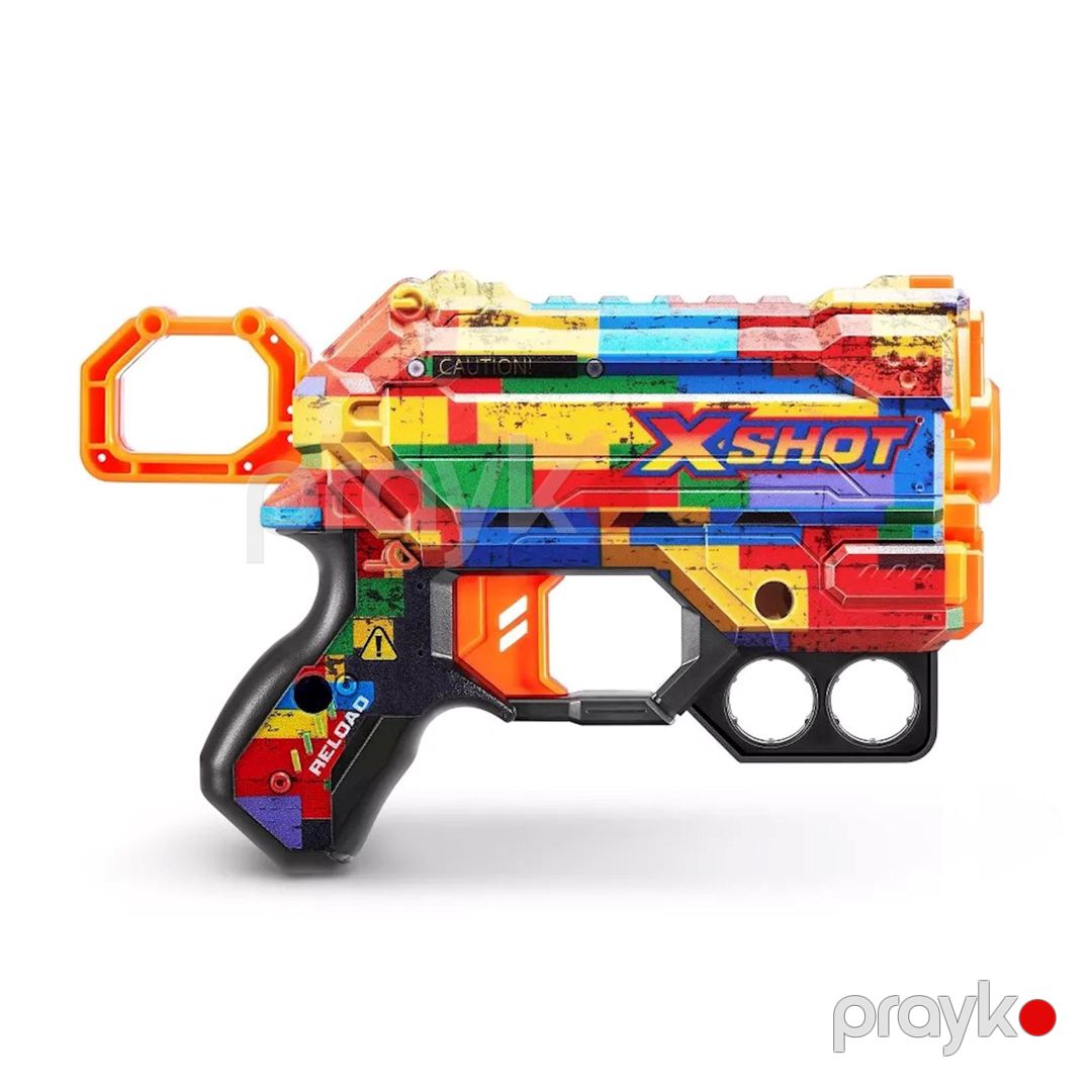 Blaster Zuru X-Shot Skins Menace Striper, 8 darts, 8+, rəngbərəng — Mallar, Bakı (3)