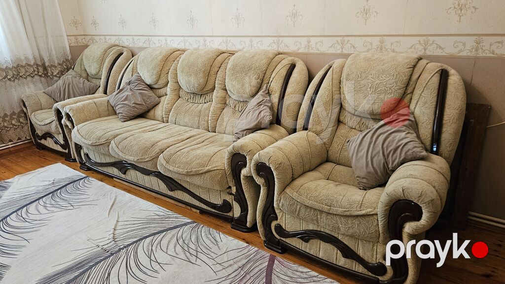 İşlənmiş, Klassik divan, 2 kreslo, Bazasız, Açılan — Yumşaq mobilya dəstləri, Bakı (2)