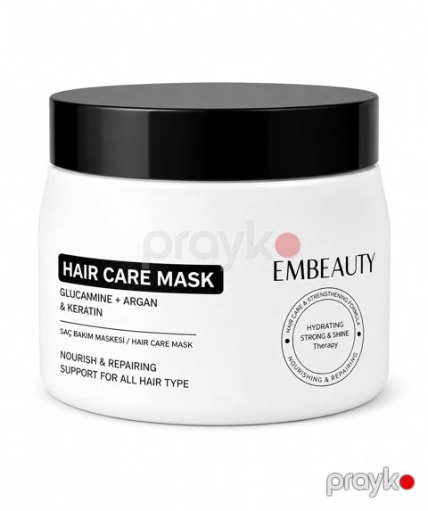 Saç üçün maska Embeauty Glicoamine + Argan & Keratine 300 ml — Bakı