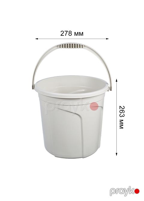 Vedrə Stars Plast, plastik, bej, 27.8х26.3 sm, 10 L — Bakı