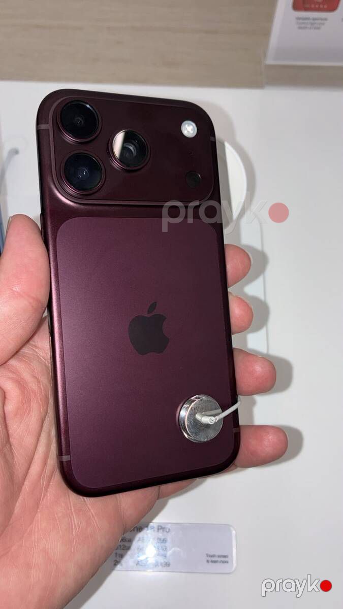 Apple iPhone 18 Pro Burgundy 256GB/12GB — Smartfonlar, Bakı (2)
