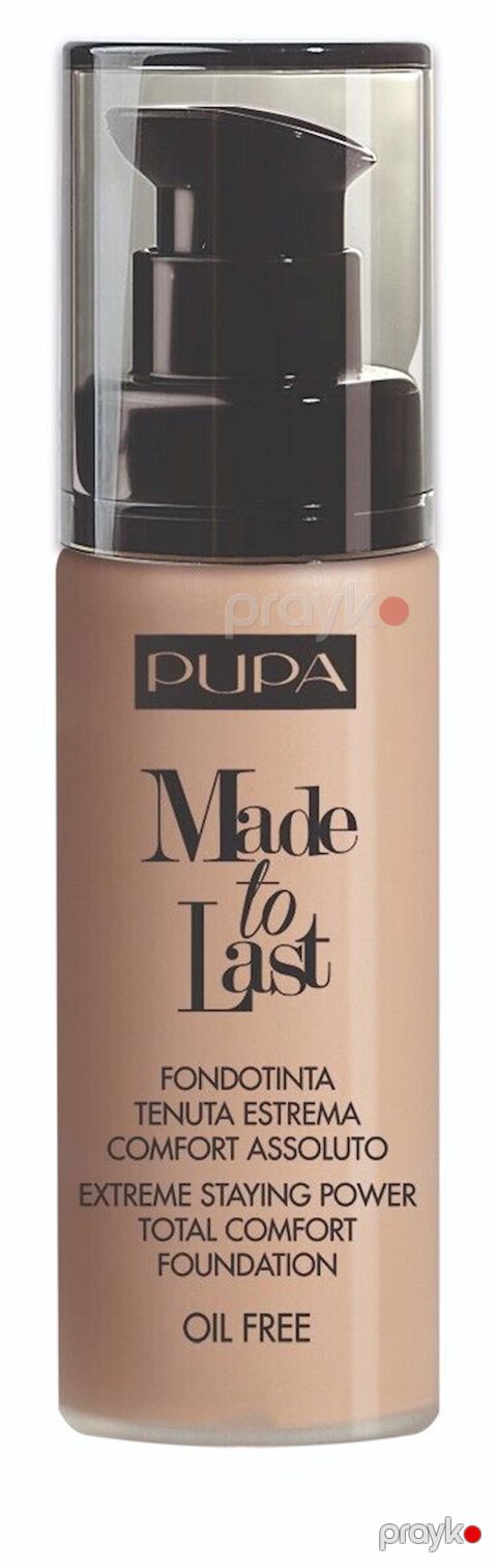 Tonal baza Pupa Made To Last Foundation Tenuta Extreme Shades 030 Natural Beige 30 ml — Bakı