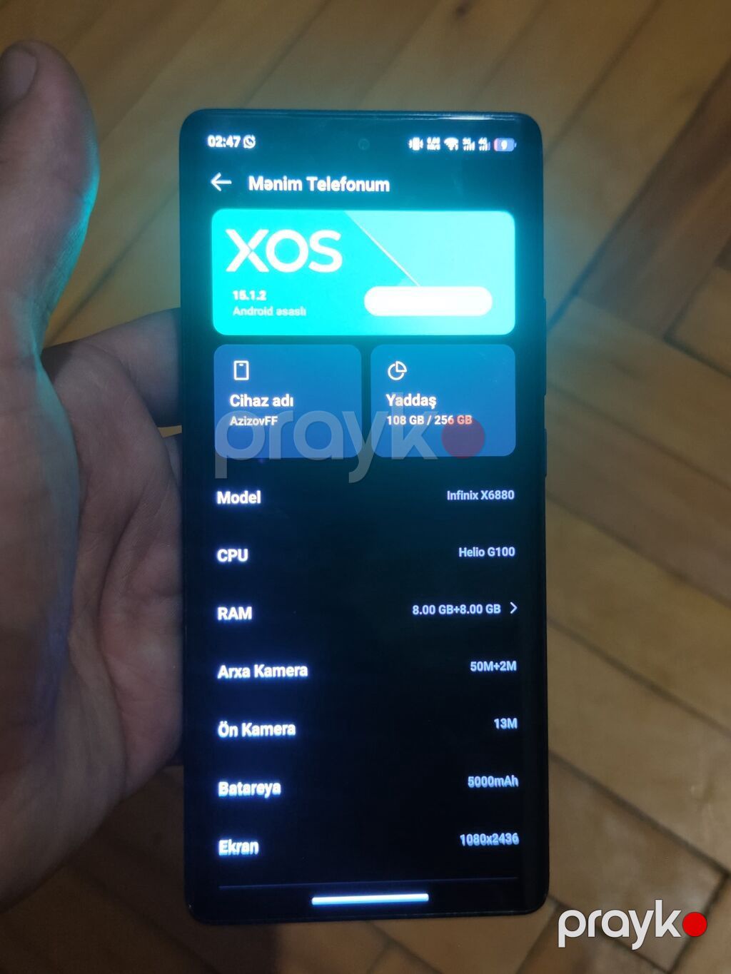 Infinix HOT 50 Pro+, 256 GB, Sənədlərlə — Infinix, Bakı (2)