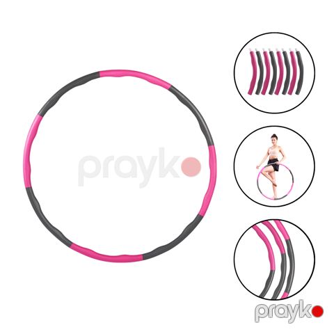 Masaj halqası Gymnic 2162 yumşaq kənarları ilə, dəyişə bilən diametr ilə 75/85/95 sm, plastik/PVC, rəngbərəng — Bakı