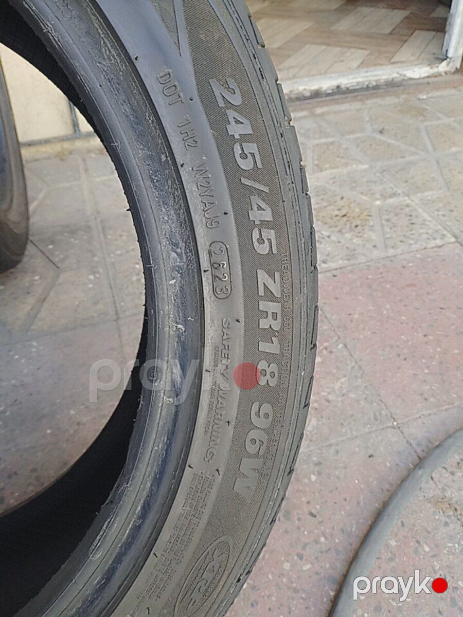 Kumho şinləri 245/45 R18 — Ehtiyat hissələri və aksesuarlar, Bakı (5)
