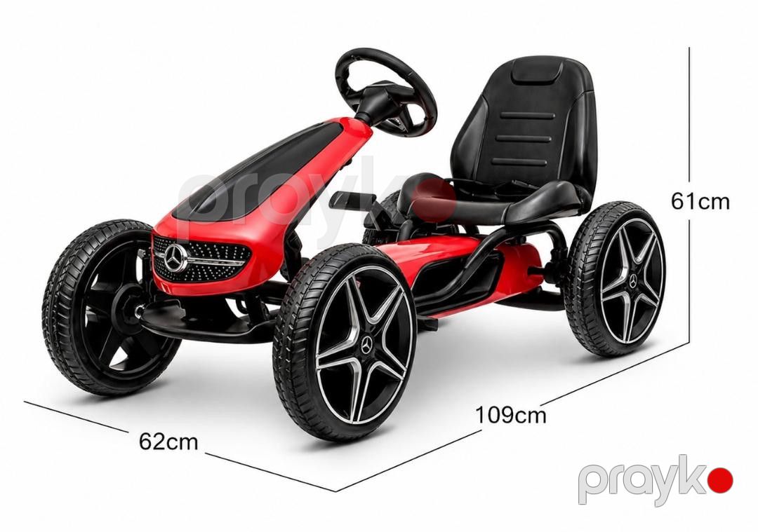 Velomobil ABC_610, qırmızı, 3-8 yaş — Mallar, Bakı (2)