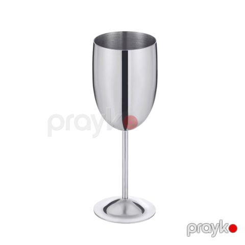 Şərab üçün qədəh Gipfel 51006, 18х6 sm, paslanmayan polad, gümüşü — Bakı