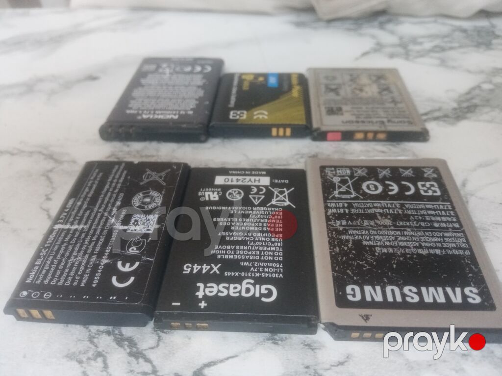 Köhnə düyməli/klassik telefonlar üçün müxtəlif brend akkumulyatorlar — Smartfon ehtiyat hissələri, Sabirabad (2)