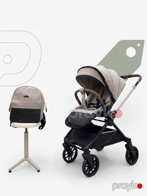 Uşaq arabası N-D900 Light Gray — Bakı