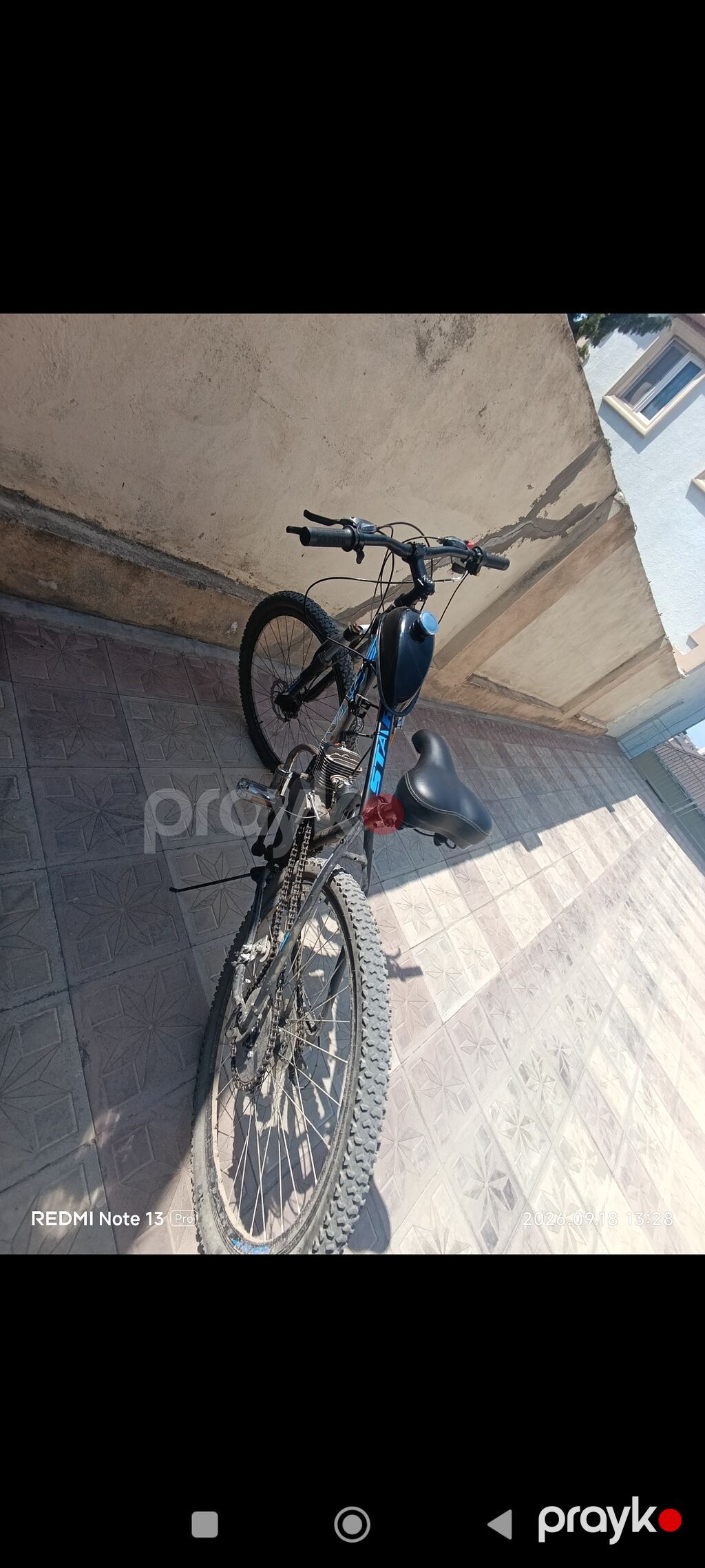 Benzin mühərrikli velosiped - Çərçivə: təzə alınmış Start brendli dağ — Mopedlər və skuterlər, Masazır (5)