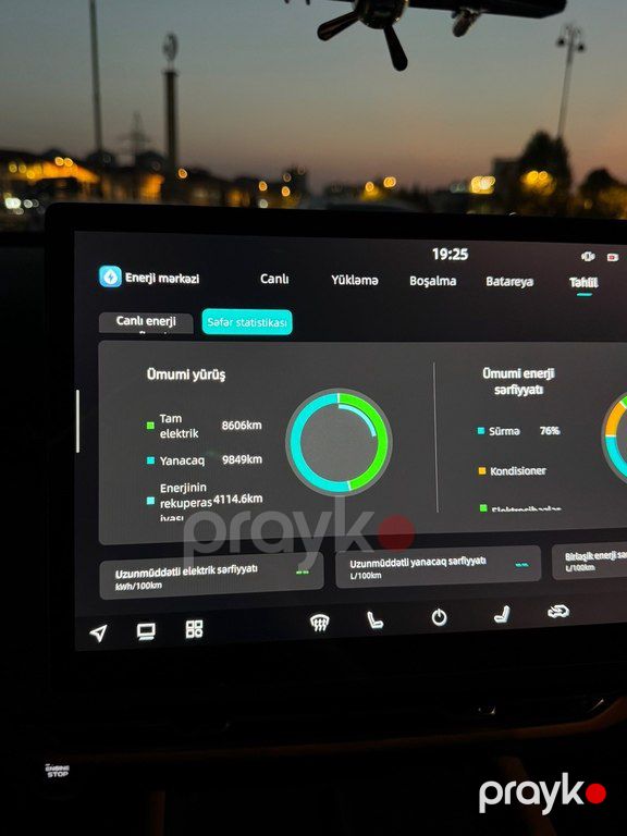 Changan Uni-Z, 1.5 L, 18.4 kWh, 2025 il, 18 000 km — Avtomobillər, Gəncə (12)
