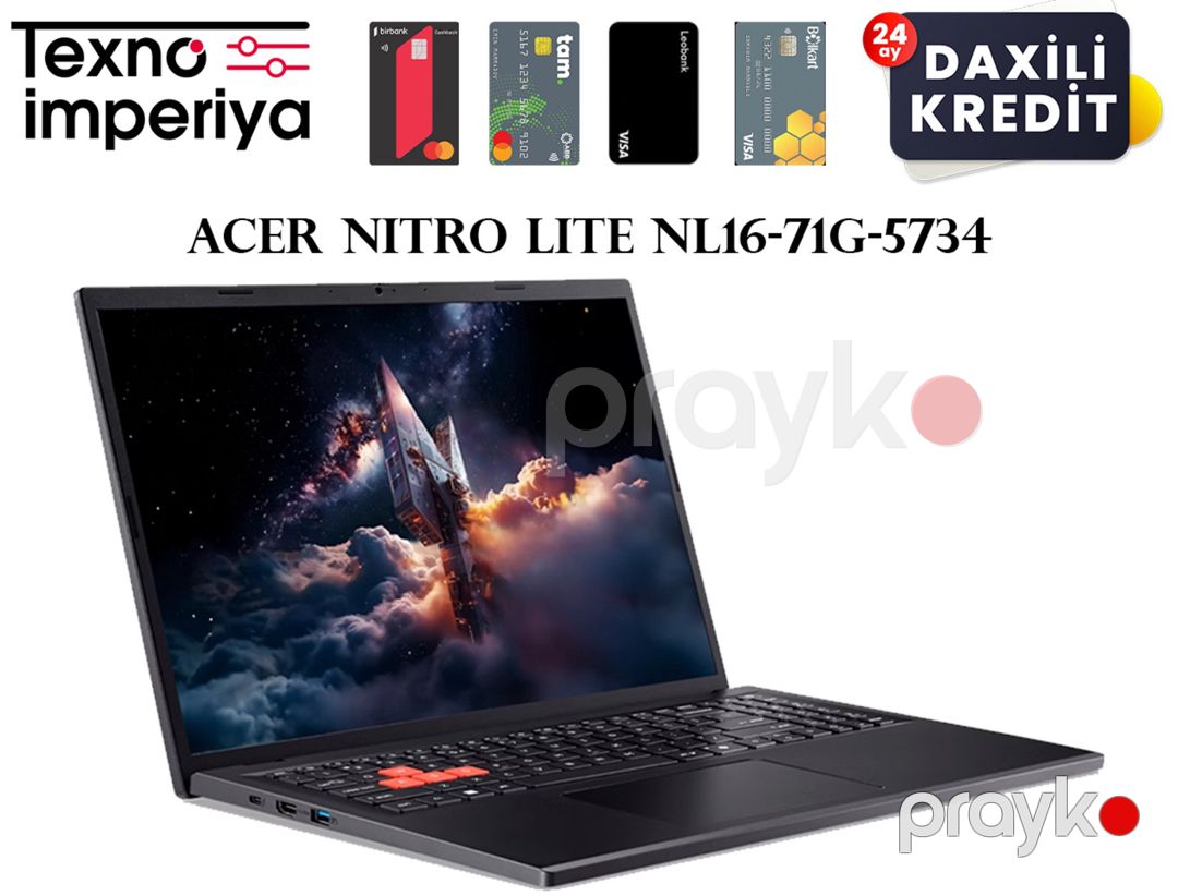 Acer Nitro Lite NL16-71G-5734 NH.DABER.001 — Noutbuklar, Bakı (3)