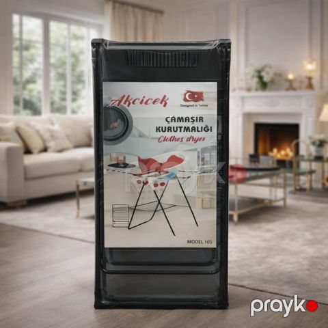 Paltar üçün quruducu Akçiçek 105, metal, qara — Bakı