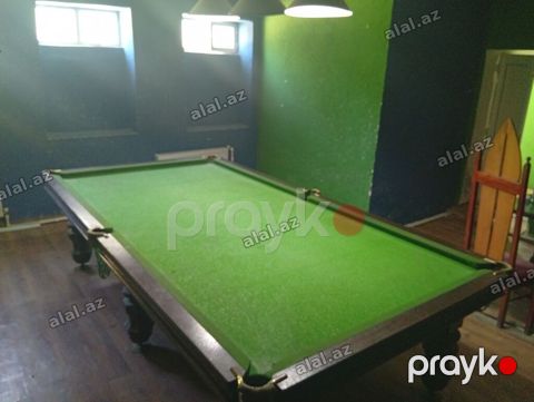 Bilyard. 2 eded mermer bilyard. biri xususi yiqilmiş boyuk bilyard — Bakı