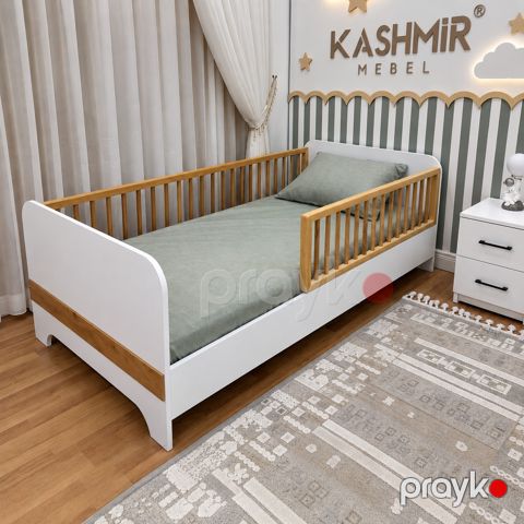 Bir nəfərlik çarpayı 0047, Ldsp, ağ, 90x190 sm — Bakı