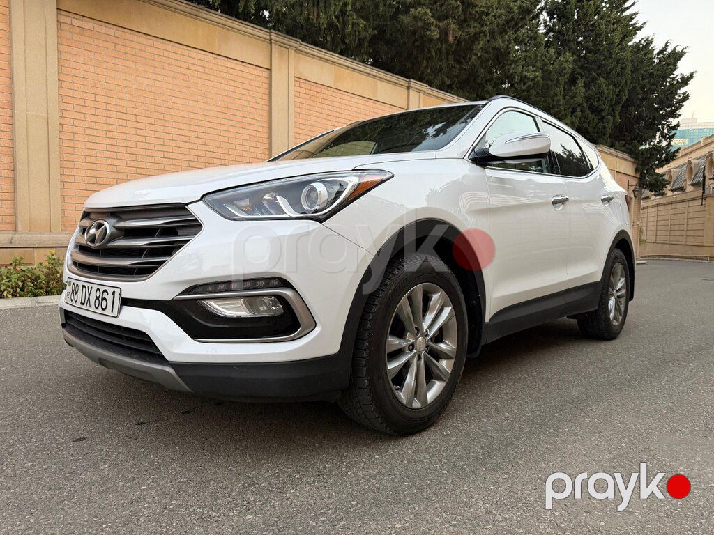 Hyundai Santa Fe, 2.0 L, 2017 il, 66 050 km — Avtomobillər, Bakı (4)