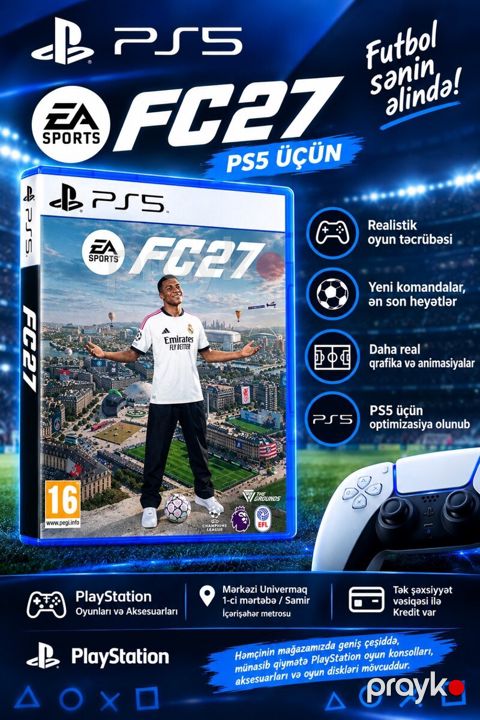 Fc27 PS4 & PS5 oyun diski — Bakı