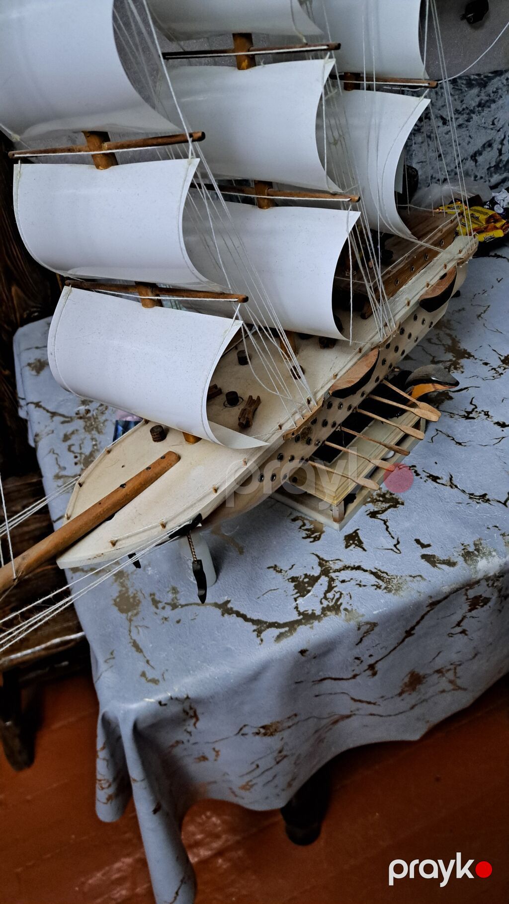 Taxta yelkənli gəmi maketi temiz el isidir real aliciya endirim — Modellar, Sumqayıt (2)