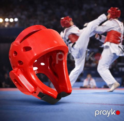 Dəbilqə taekvondo üçün, qırmızı — Bakı