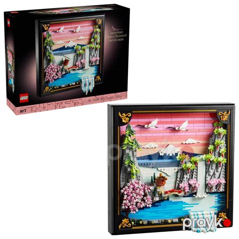 Konstruktor Lego Art Japanese Cherry Blossom Landscape 31218 — Bakı