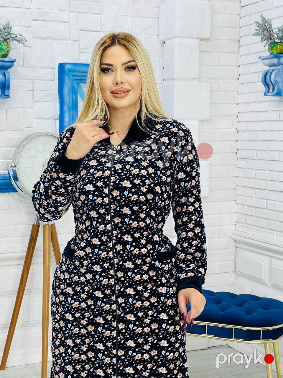 Ev xələti, qara, velür, ölçü 4XL — Mallar, Bakı (2)