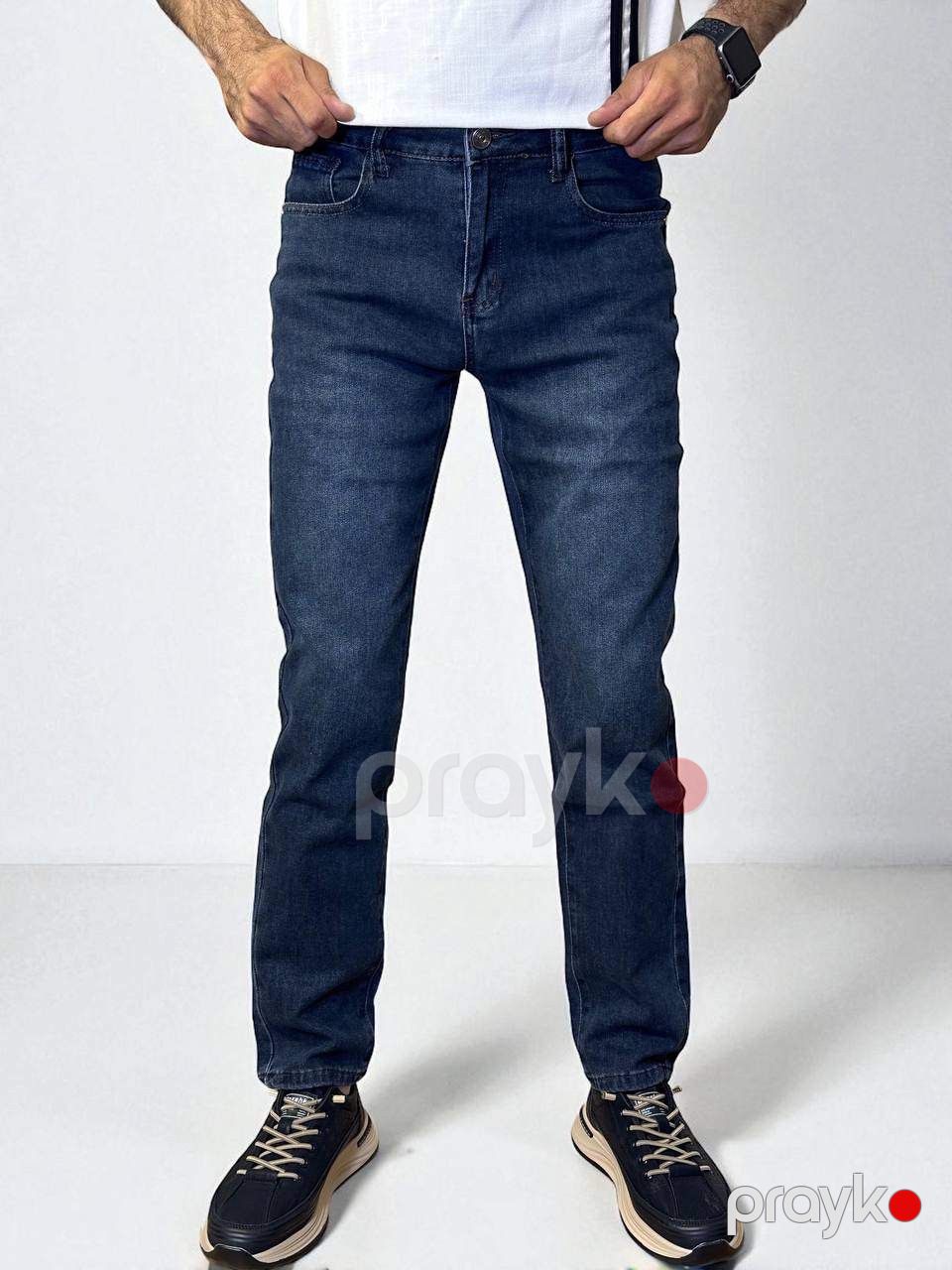 Kişilər üçün dar cins ML_1902, göy, pambıq, ölçü 29 — Mallar, Bakı (2)