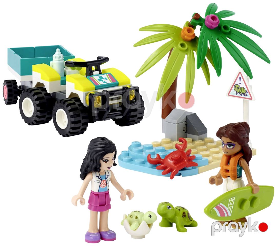 Konstruktor Lego Friends Turtle Protection Vehicle 41697, 6+ yaş, 90 hissə — Mallar, Bakı (2)