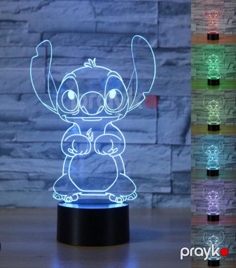 LED lampa Stitch, rəngbərəng — Bakı